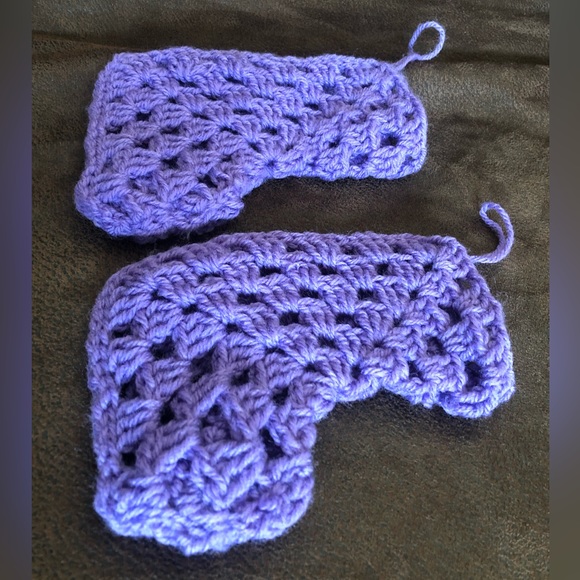 Purple Crochet Christmas Stockings!!! - Picture 3 of 3